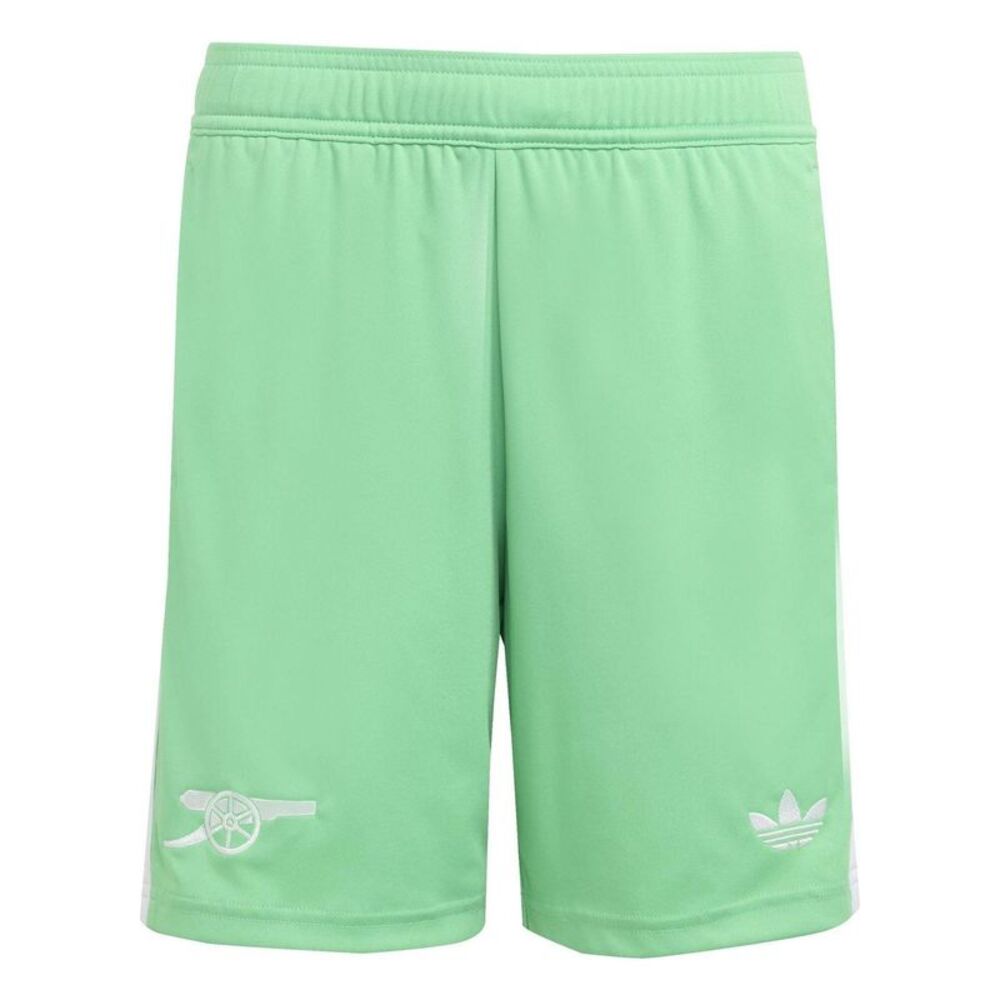 Adidas Childrens/Kids 25/26 Arsenal FC Third Shorts / Green/White